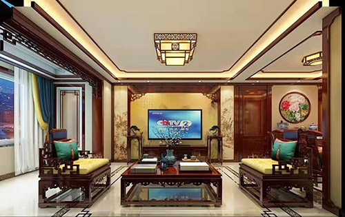 滁州住宅新中式风格装修，尽显奢华品味